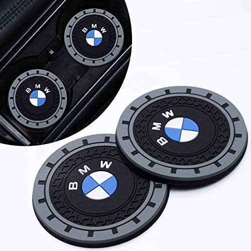 for BMW Car Cup Coaster, Drink Holder Coaster for BMW 1 3 5 6 Serie X1 X3 X7 X5 X6 Z4 7 M Series, 2PCS