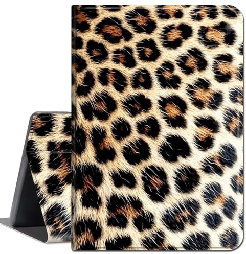 Case for iPad mini 5 (2019 Model 5th Generation),Slim Lightweight Smart Shell Stand Cover with Auto Wake/Sleep Cases for iPad mini 5th Generation 7.9 inch,Leopard Print