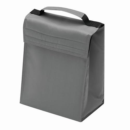 Kleine Kühltasche 20 x 14 x 25 cm 6 Liter für Getränke 500 ml Silber | Isoliertasche, als robuste Thermotasche, mit optimaler Isolierung, auch als Gefriertasche, für Getränke unterwegs