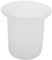 DEARMAMY Taza de baño Bol Soporte para escobilla de baño de Pared Estante Solo Taza de desatascador de Inodoro Varita Sanitaria montada en la Pared Pararse Vidrio