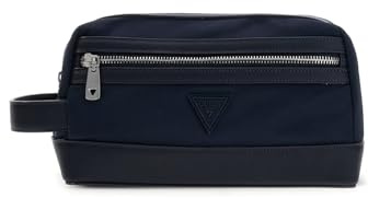 GUESS Utensilientasche Berlin Small Necessaire Blue Night dunkelblau