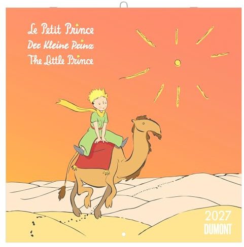 Der Kleine Prinz 2027: Wandkalender 30x30 cm (30x60 cm geöffnet) mit Notizkalendarium und 12 Illustrationen | Wandkalender 30x30 cm (30x60 cm geöffnet) mit Notizkalendarium und 12 Illustrationen