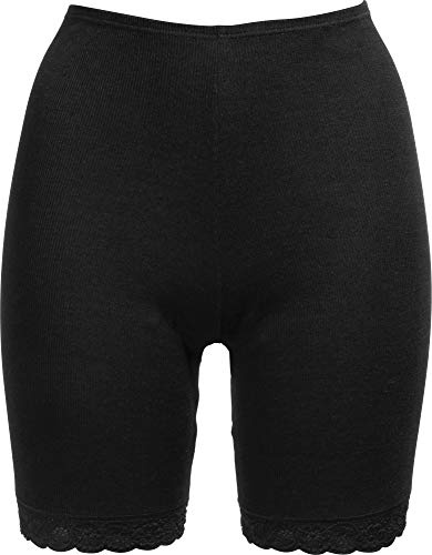 Nina von C. Wool Silk Damen-Schlüpfer, Radler, Merinowolle/Seide