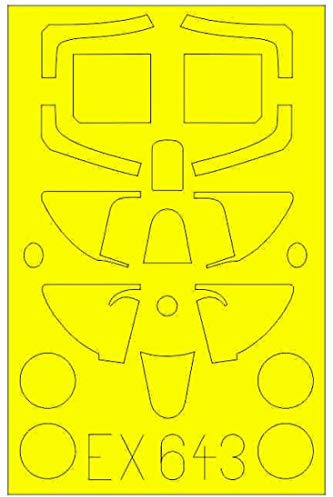 edexyuarudo 1/48 Spitfire Mk. 1 Paint Mask Seal (for Tamiya) Plastic Model for masking sheet eduex643