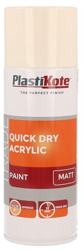 PlastiKote PKT71015 Spray Paint, Magnolia, 1 Count (Pack of 1)