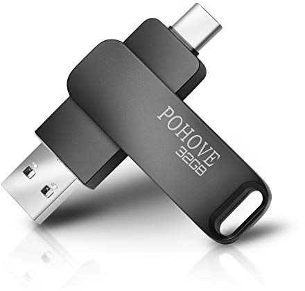 Chiavetta USB 32 GB, USB 3.0 Pennetta USB 32 GB Type C OTG Penna USB 32 giga USB C MINI Pen Drive 32GB per PC/MacBook/Tablet/Smartphone Huawei, Xiaomi, Oneplus