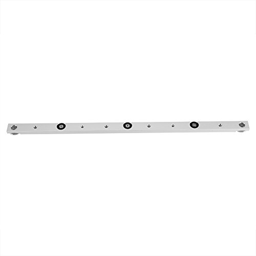 T-Track Miter Track, Aluminium Alloy T Screw Fixture Slot Miter Bar Slider Table Saw Miter Gauge Rod Woodworking Tool for Building Jigs (450 Miter Bar)
