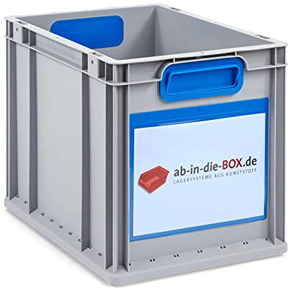 aidB Kennzeichnungstasche A5 für Eurobox, blau