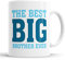 Faithful Prints Big Brother Ever Mug - Brother Gift - Funny Novelty - Blue