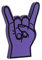 Deggelbam XXXL Winkehand Jumbo Rocker/Football/Stadion Attraktion/Konzert/Festival/Band/Schaumstofffinger (Made in Germany!) (Lila)