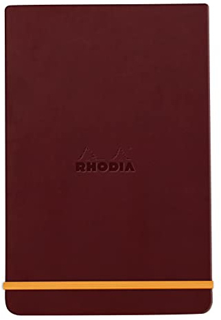 Rhodia 194380C Notizbuch Webnotepad A5 liniert 96 Blatt Weinrot