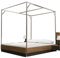 Dalovy Himmelbett Moskitonetzhalter Vier Eckbett, Edelstahl Baldachin Rahmen, Bettüberdachung für Twin/Full/Queen/King/California King Size, 33mm, 1.8×2m Bett
