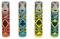 Clipper Jet-Feuerzeug 4er Set: (Jet Flame Poker)