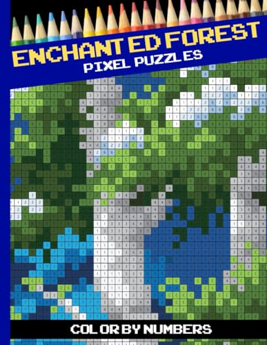 Pixel Puzzles: 30 Mystery Pixel Art Coloring Book - Stress Relieving Designs For Adults Relaxation (Pixel Puzzles - Color by Number Coloring Book, Band 4)