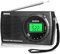 Benss Petite Radio Portable FM/AM/SW, Excellente Réception FM/Am (MW)/SW, Qualité Sonore, Mini Radio avec Connexion Timed/Casque, Alimentée par 2 Piles AA