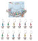nbeads 12 Stück Schaf Maschenmarkierer, Lamm Ringe Strickhilfe Legierung Häkelstichmarker Charms Verriegelungsstichmarkierer Stricken DIY Handgemachtes Geschenk Zum Stricken Weben Nähen Schmuck