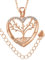 Générique Collier Femme Arbre de Vie Coeur Gravé Je T'aime Avec des Cristaux Scintillants. Cadeau Anniversaire Femme Bijoux. Noel, Saint Valentin, Fete des Meres (Collier Arbre - Je t'aime)