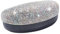 Blueshyhall Sonnenbrillen Etui Hardcase Glizter, Bling Brillenetui mit Diamant Strass, Sunglasses Case Organizer Box, Sonnenbrillen Etui Hartschale Faltbar für Frauen Herren Kinder Auto (Silber)