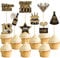 Xsstarmi 36 Pack Happy 18th Birthday Cupcake Toppers Double Sided Eighteen Hello 18 Straight Outta 2007 Cupcake Picks 18 Fabulous Cheers to 18 Years Cake Decorations for 18th Birthday Party Supplies