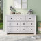 Sweiko Kommode mit 7 Schubladen, Moderne Sideboard mit Metallgriff Holz Aufbewahrungsschrank Mehrzweckschrank für Flur Schlafzimmer Wohnzimmer Badezimmer