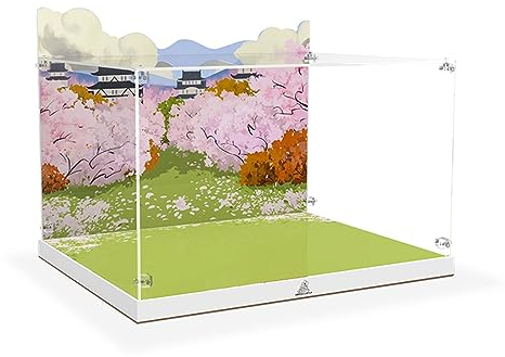 ALiquid Acryl Vitrine für Lego Burg Himeji 21060, 3MM Acryl Schaukasten für Lego 21060 (NICHT Enthalten Klemmbausteine Set)