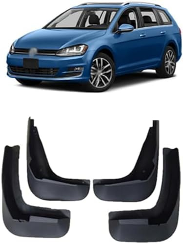 LABDIP Auto Schmutzfänger Spritzschutz Für VW Golf 7 MK7 Estate Wagon Variant 2014-2019, Spritzschutzklappe Schlamm Klappen Kotflügel Zubehör Schmutzlappen Anhänger