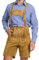 STEIGENHÖFER Authentische bayerische Lederhose Designed in Deutschland, traditionelle deutsche Reithose aus echtem Leder mit Hosenträgern im H-Style, Gr. 46-62, Farbe: Hellbraun, Größe: 52