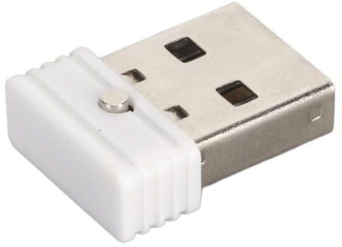 Naroote Mouse Mover, Mouse Jiggers Non Rilevabile Mouse Jiggler Mantieni lo Schermo Attivo Alimentazione USB Attiva Mouse Mover per Addominali Forti Shaker per Mouse per Laptop (WHITE)
