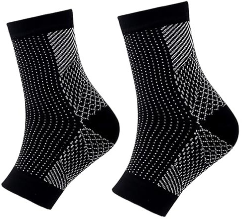 AQSQWQ 1 Paire Chaussettes De Contentionen, Chaussettes De Compression, Chaussette De Contention pour Hommes Et Femmes pour Protéger Les Chevilles, S/M