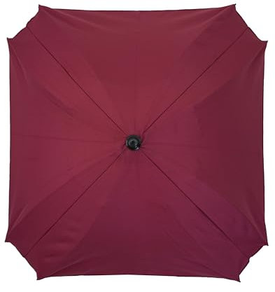 Skyline Ombrelle Parapluie pour Poussette Universelle Accessoire Zertifikat Anti UV 50+ Protection Soleil Adaptateur Parasol Diamètre 70 cm Bordeaux