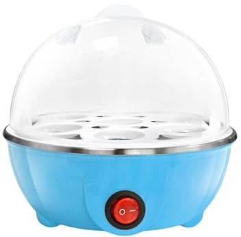 siduytin Quick And Healthy Egg Cooker - Various Cooking Options Large Capacity PP Electric Egg Cooker Electric Egg Boiler, Blue 1 Layer