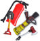 KOMBIUDA 4 Palloncini Estintore Alluminio Feste Kit Palloncini Forma Estintore Antincendio