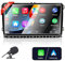 Liulbobu 9 pollici VW Radio, Autoradio per Golf 5 6 Passat Jetta Caddy Polo cc Tiguan EOS Touran T5 Scirocco Wireless Carplay & Android Auto/Bluetooth/FM/AM/USB/DPS/RDS/Mirror Link