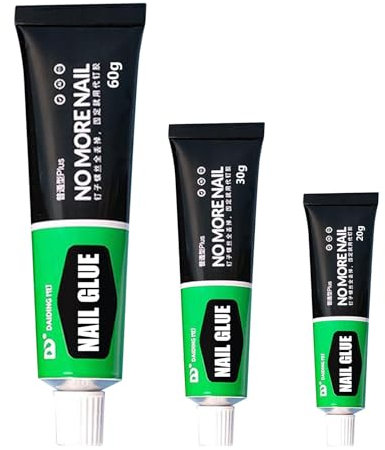20/30/60g Allzweckkleber, All-Purpose Glue, All Purpose Adhesive Super Glue, Wasserfest Und Kein Bohren, Nagelfreier Kleber, Nail-frees Glue Adhesive Sealant, Für Harz Keramik Metall Glas