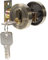Angoily Serratura Cilindro Singolo Per Porta Chiavistello Lega Di Zinco Sicurezza Elevata Per Porte Esterne e Interne Design Elegante e Resistente Facile Installazione Per Accesso Camere