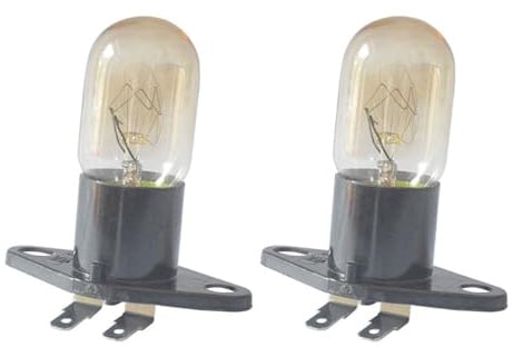 Pack Mikrowellen Glühbirne 2 A 250 V 20 W 2-Pin Glühbirne Ersatz Für Mikrowellenherd Glühlampe Einfache Installation