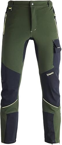 KAPRIOL Dynamic Pantaloni da Lavoro per Giardiniere Elasticizzati Idrorepellenti con Pannelli di Rinforzo sulle Ginocchia (Verde-M)