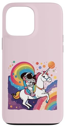 Custodia per iPhone 13 Pro Max Costume astronauti uomo donna bambini unicorno astronauta 128