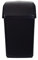 ZARVICZONIA 10L/30L/50L Premium Plastic Swing Bins Durable For Kitchen Bathroom Rubbish Office Room Trash Rubbish Recycling and General Waste (Black, 10 Litre)