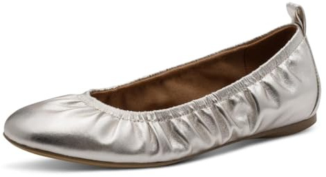 Tamaris Damen Ballerina Leder flach