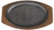 STOBAZA Teppanyaki Frying Pan Reusable BBQ Plate for Outdoor Cooking Non Stick Roasting Frying Grill Lightweight Iron Barbecue Tray for Steak and Meats