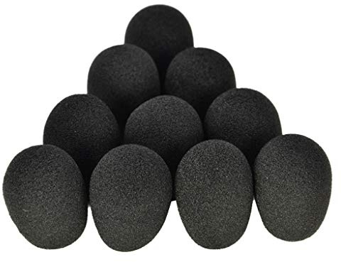 YTtkku Mikrofon-Abdeckung, Handmikrofon-Kappe für A30, A40, A50, A40TR, Mikrofon-Schwamm, Windschutzscheibe, zugfester Schaumstoff-Filter, Kopfhörer, Ohrpolster, Ohrpolster, Ohrpolster, Ohrenstöpsel