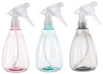 jojofuny 3 Stück Wiederbefüllbare Sprühflaschen 550ml für Garten Reinigung Bpa Frei Langlebig Wiederverwendbar Multifunktionale Wassersprüher für Blumen Parfüm Haushalt Reise