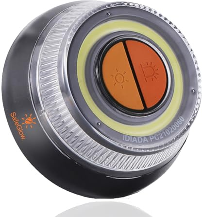 Safeglow® Warnleuchte V16 EU Notlicht IDIADA Zulassung Nr. PC21020060 - Warndreieck - Pannendreieck 2026 - für Auto & Motorrad (3x V16 Leuchte)