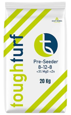 ToughTurf Pre-Seeder Premium Preseed Fertiliser for Lawns - 20kg Bag – Lawn Pre Seed Fertiliser & Pre Seed Lawn Fertiliser – Promotes Healthy Growth & Strong Roots – 20kg Covers 600m²