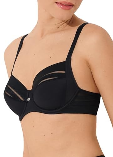 Lisca Damen Alegra Bügel-BH 20147, Schwarz, 90C