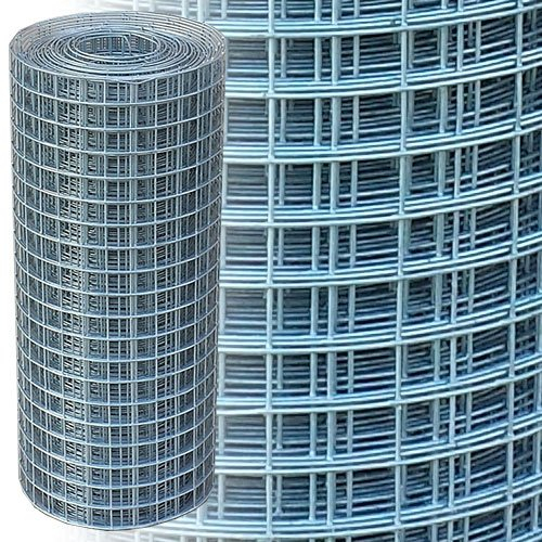 Homcom sudor rejilla Cercado 25 x 50 mm grosor del alambre 2,1 mm galvanizado galviniert rejilla de alambre (50cm 25m)