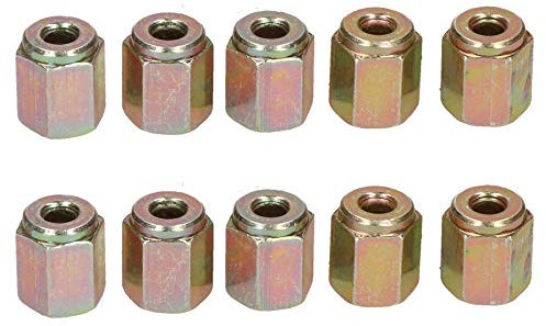 10 Femmina in acciaio Tubo freno raccordi 10x1mm per 3/16 tubazione del freno