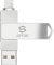 Clé Photo 256 Go MFi pour iPhone et iPad - Stockage Externe USB Lightning - Memory Stick pour Photos