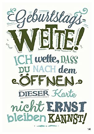 Depesche 0011673-014 - Glückwunsch-Karte zum Geburtstag (neutral), ausgefallene Geburtstagskarte mit Musik, Spruch und beweglichen Elementen, inkl. Umschlag, 14,8 x 21 cm